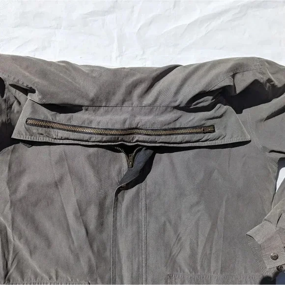 Vintage Mens Green Weatherman Jacket with  Zip Out Layer - Size 40 - Picture 5 of 11